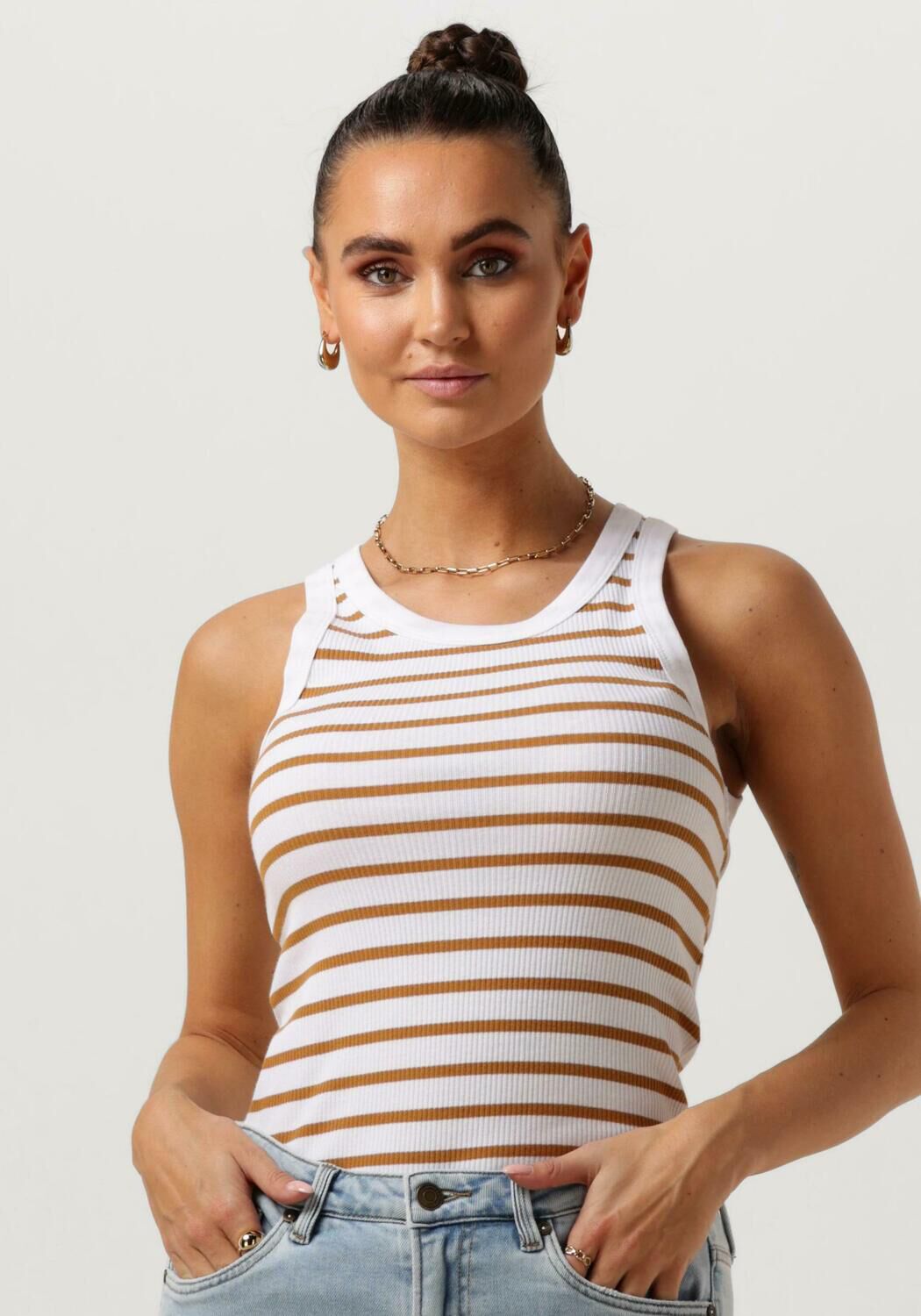 CIRCLE OF TRUST Dames Tops & T-shirts Jada Top Ecru