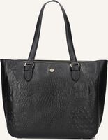 Zwarte FMME Laptoptas CAITHY CROCO - medium