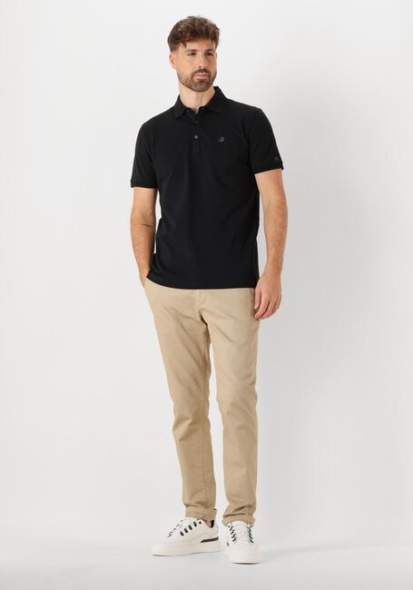 Zwarte CAST IRON Polo SHORT SLEEVE POLO FINE PIQUE ESSENTIAL - large