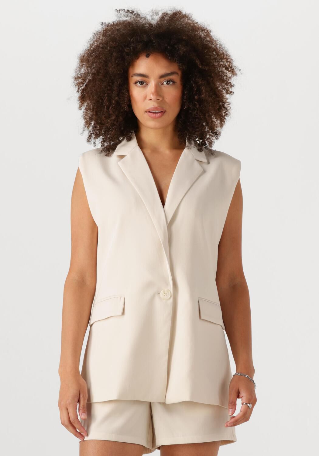 YDENCE Dames Blazers Gilet Lima Beige