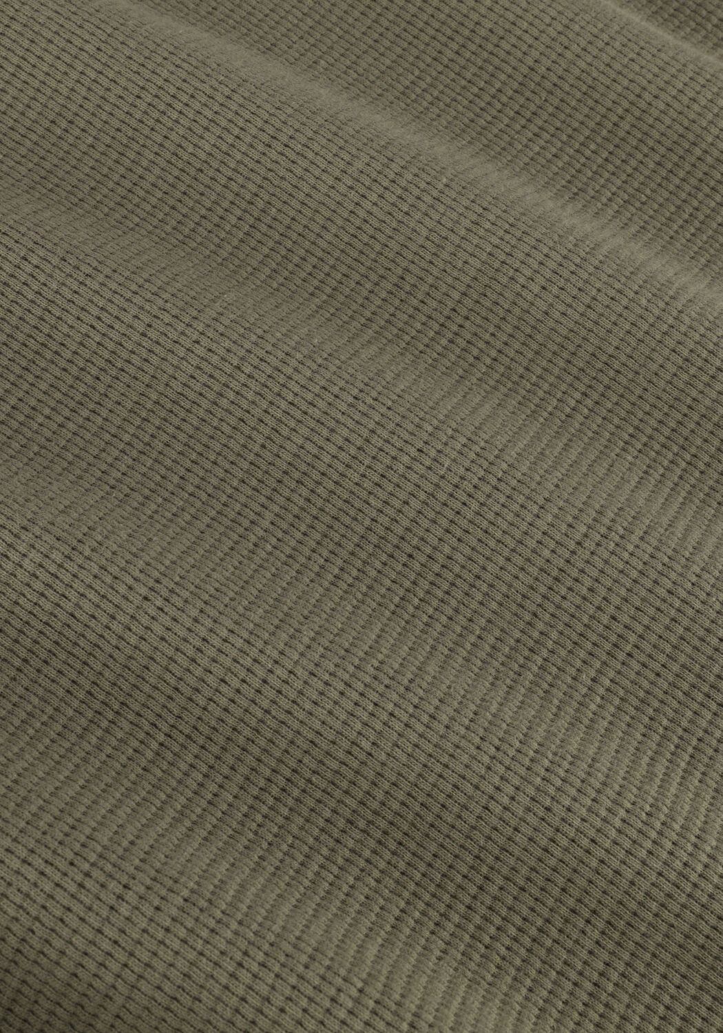 Olijf CALVIN KLEIN Trui BADGE WAFFLE LS TEE - large