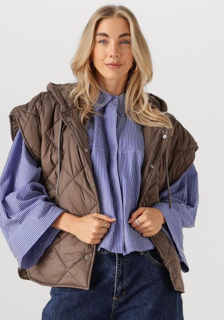 Bruine EST'SEVEN Bodywarmer NOELLE CAPE - large