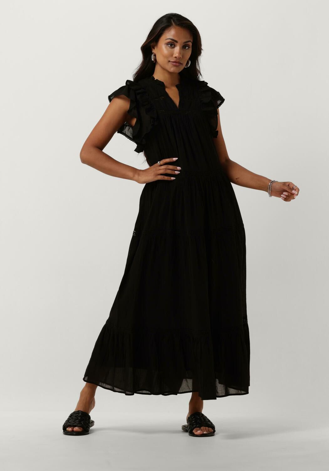 Zwarte maxi jurk outlet