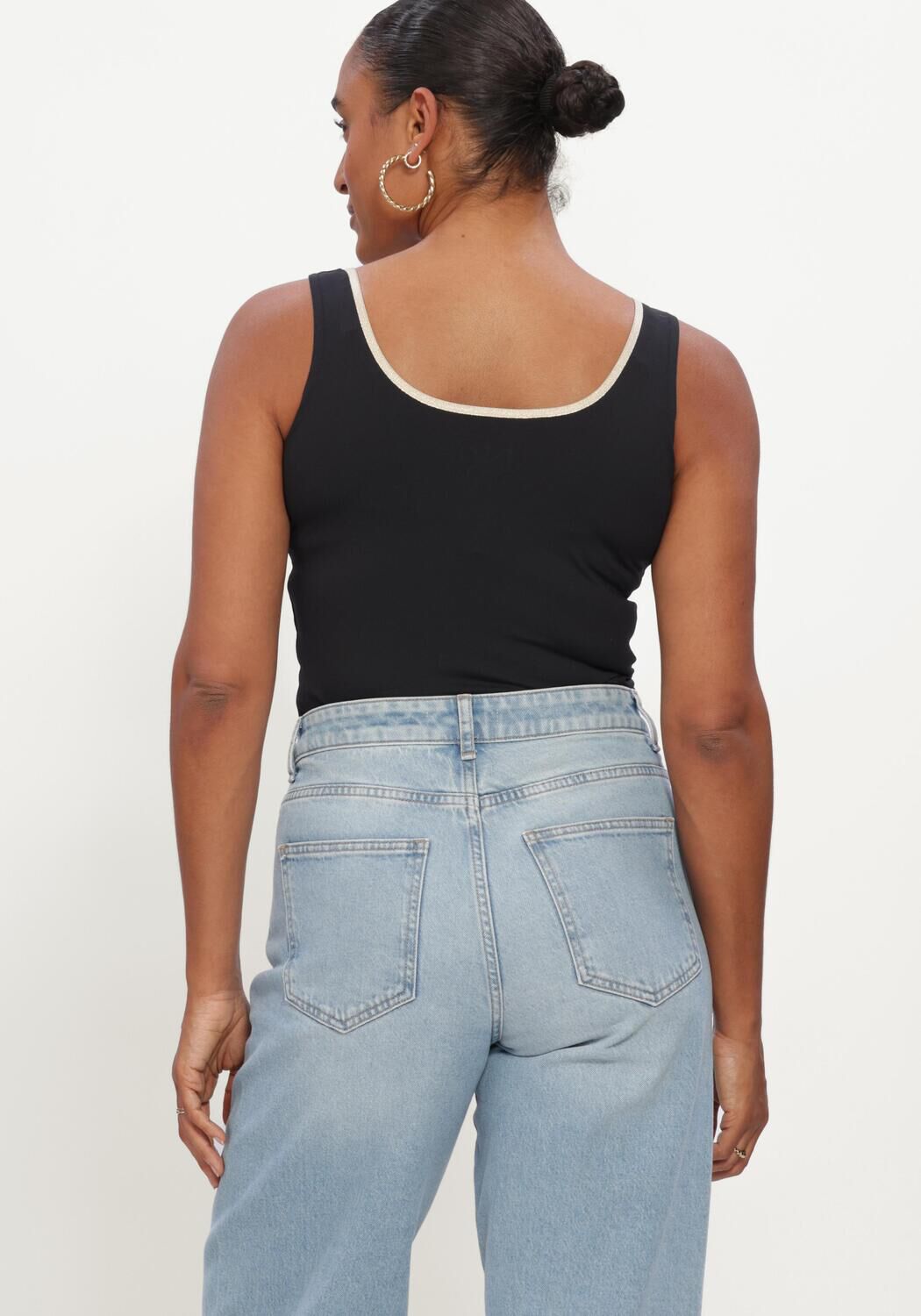 Zwarte NUKUS Tanktops JUBA SINGLET - large