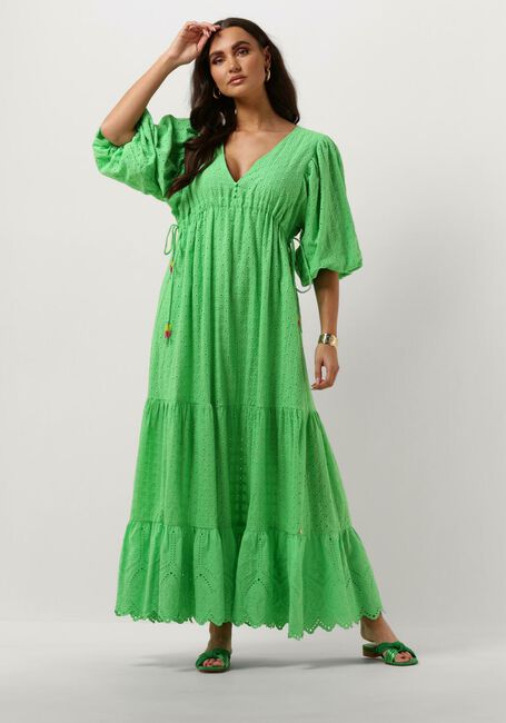 Groene HARPER & YVE Maxi jurk LIVA-DR LONG - large