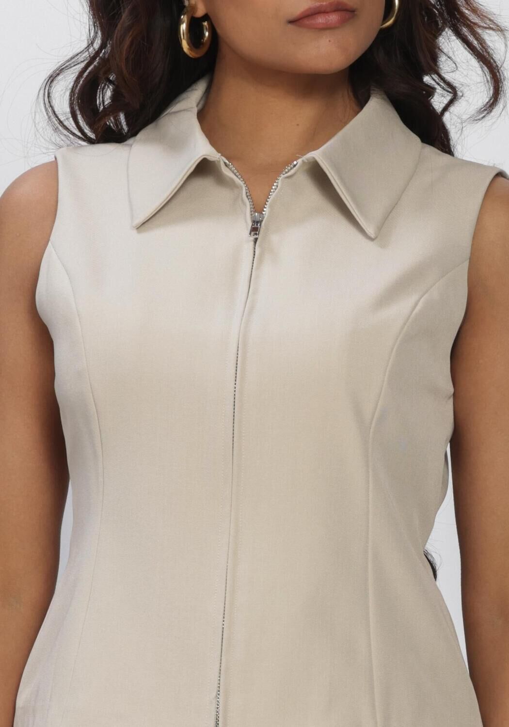 Beige NEO NOIR Top ANNABELLA STRUCTURE WAISTCOAT - large