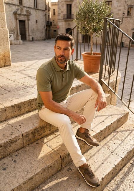 Groene BOSS BLACK Polo PALOSH 30 - large
