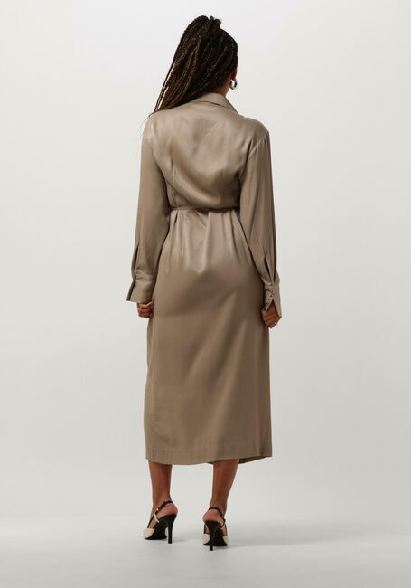 Beige SECOND FEMALE Midi jurk ERINA DRESS - large
