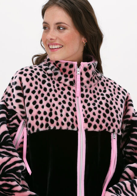 Zwarte UGG Vest W MARLENE SHERPA JACKET ANIMALA - large