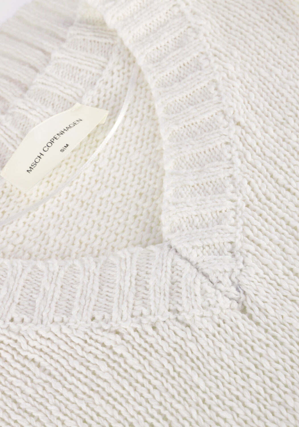 Witte MSCH COPENHAGEN Top MSCHHANNALIE 2 4 V PULLOVER - large