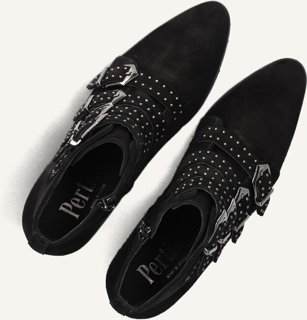 Zwarte PERTINI Enkellaarsjes 12368 Zwarte PERTINI Enkellaarsjes 12368 - large