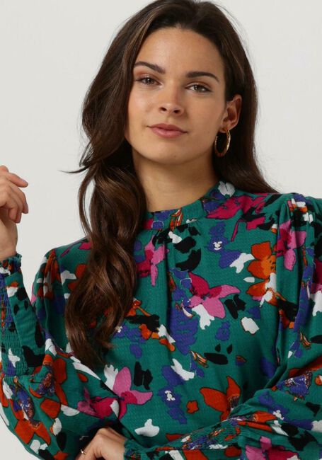 Donkergroene Y.A.S. Blouses YASSPRUCE LS TOP S. - large