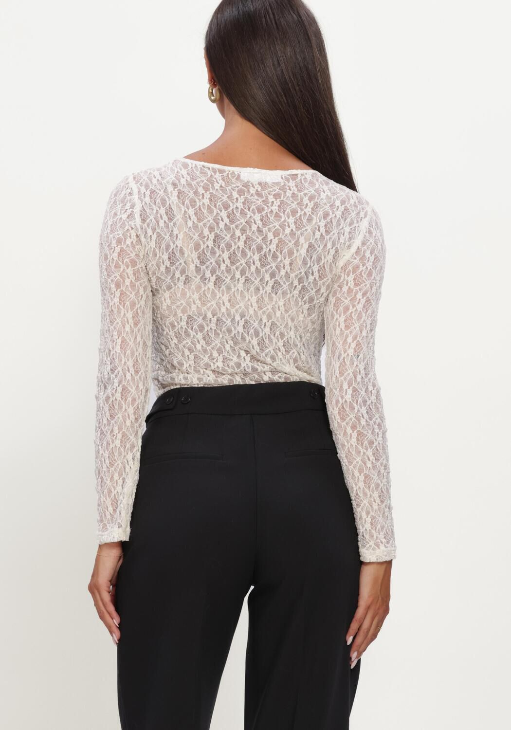 Gebroken wit CO'COUTURE Top BARNACC O-NECK BLOUSE - large