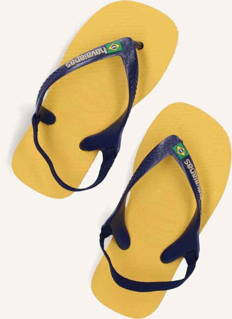 Gele HAVAIANAS Teenslippers BABY BRASIL LOGO II Gele HAVAIANAS Teenslippers BABY BRASIL LOGO II - large