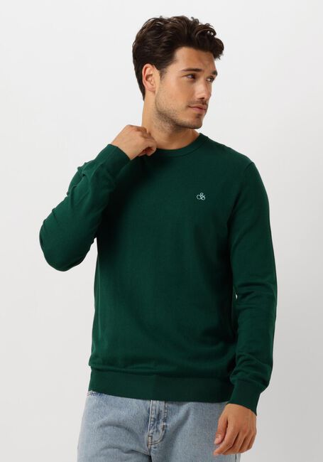 Groene SCOTCH & SODA Sweater ESSENTIAL VISCOSE SWEATER - large