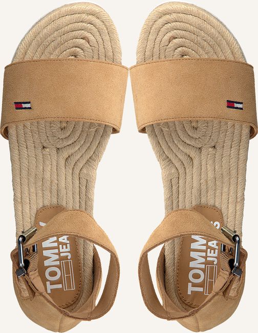 Camel TOMMY HILFIGER Platte sandalen NATURAL ROPE Camel TOMMY HILFIGER Platte sandalen NATURAL ROPE - large