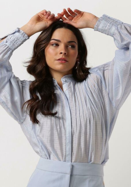 Blauwe AAIKO Blouses CARLITA TEN 614 - large