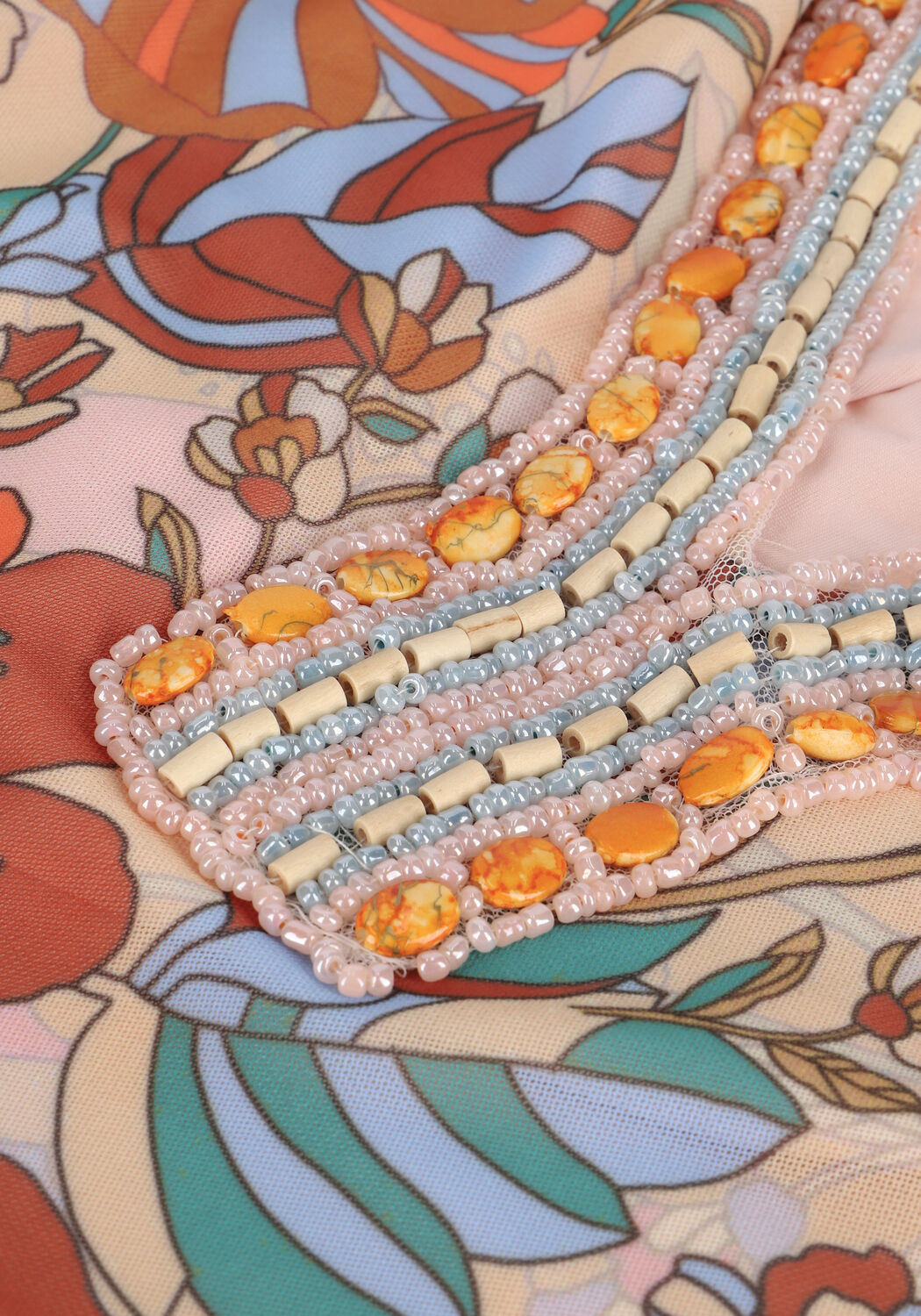 Multi ANA ALCAZAR Mini jurk DRESS DECO - large