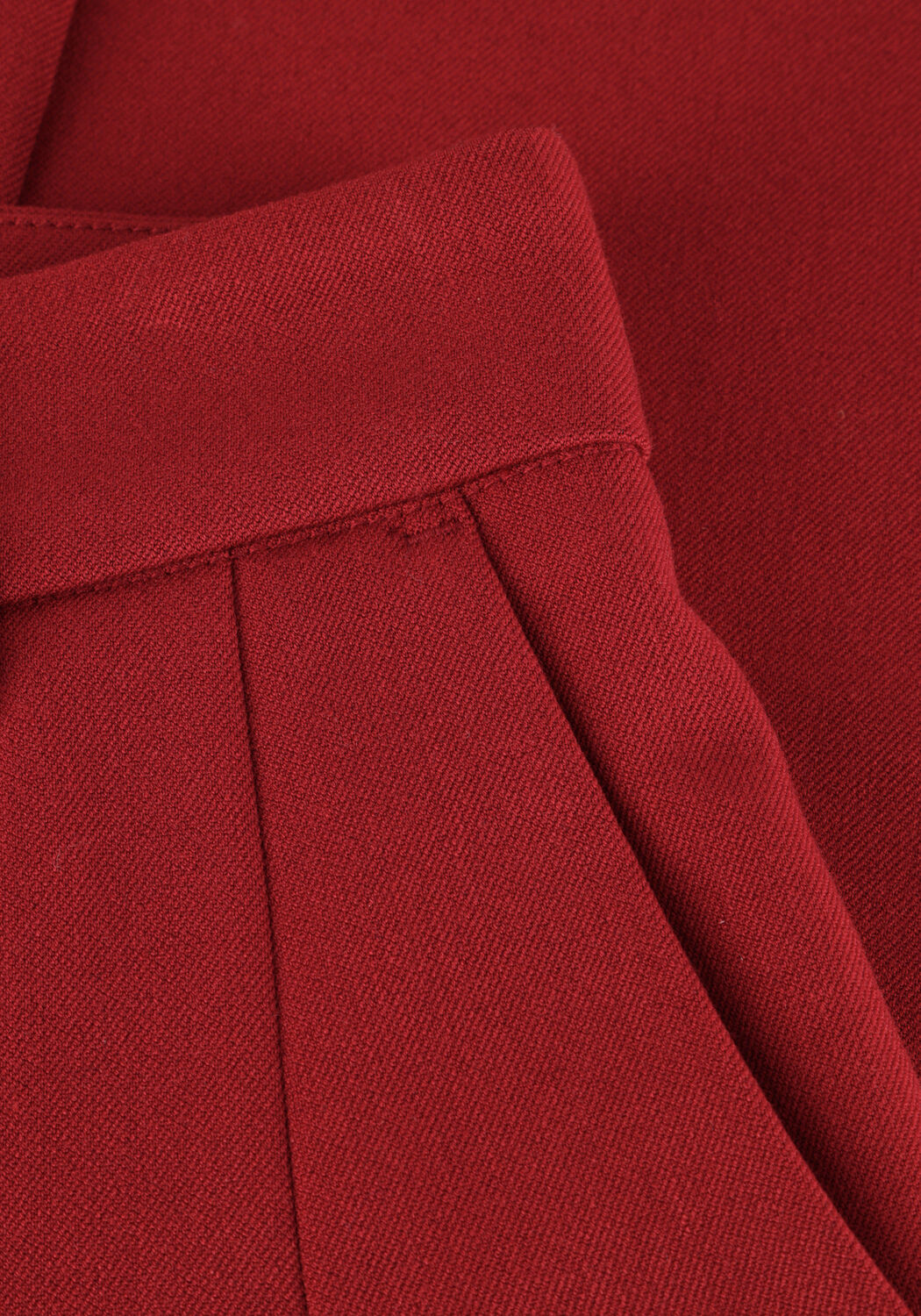 Rode MSCH COPENHAGEN Wijde broek MSCHHENRIKA HW PANTS - large