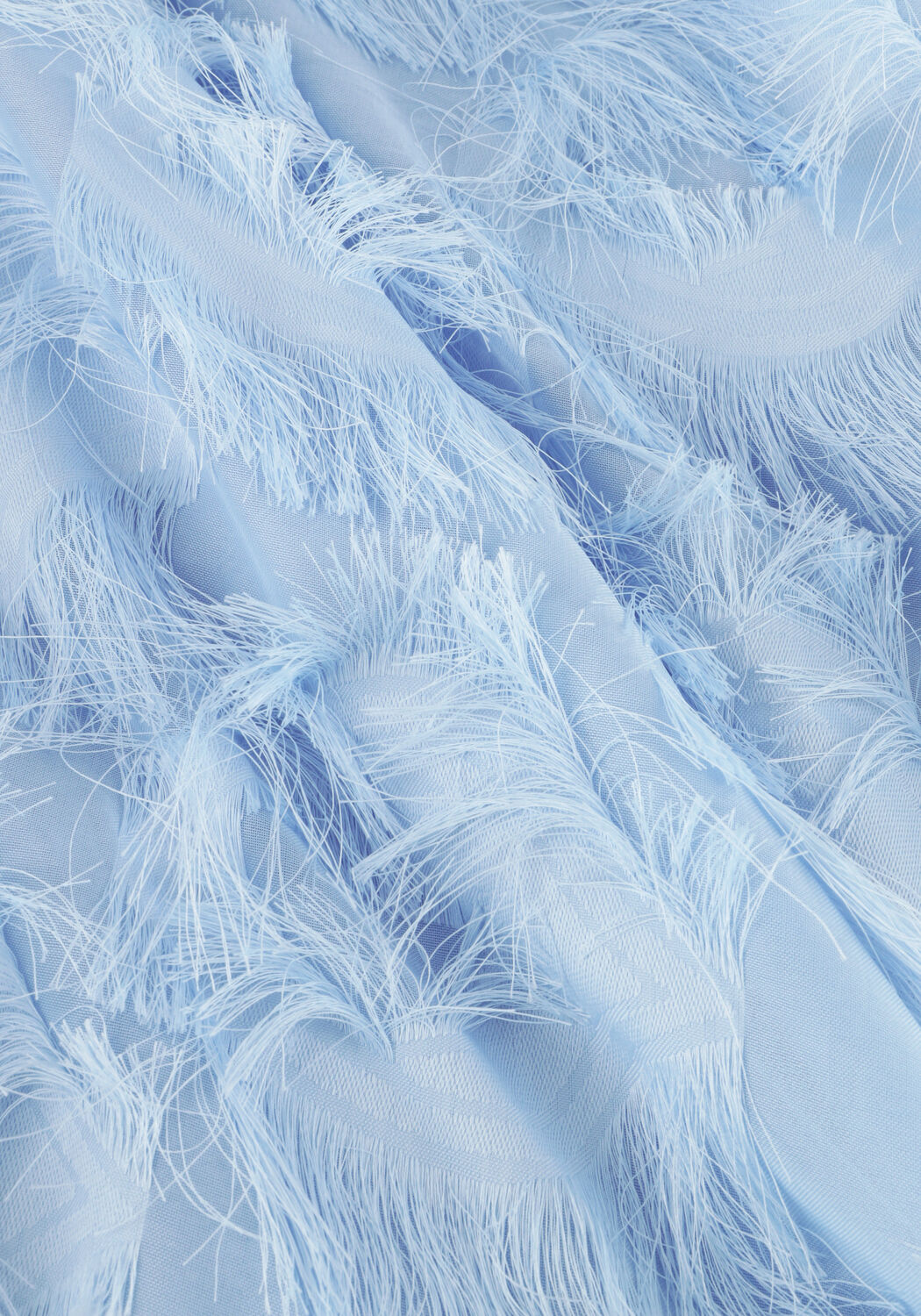 Lichtblauwe Y.A.S. Mini jurk YASPAZYLLA DRESS - large