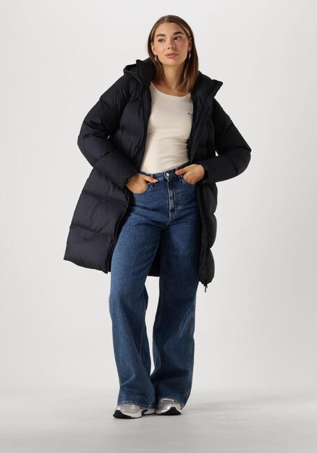 Donkerblauwe TOMMY HILFIGER Gewatteerde jas HW DOWN CASUAL COAT - large