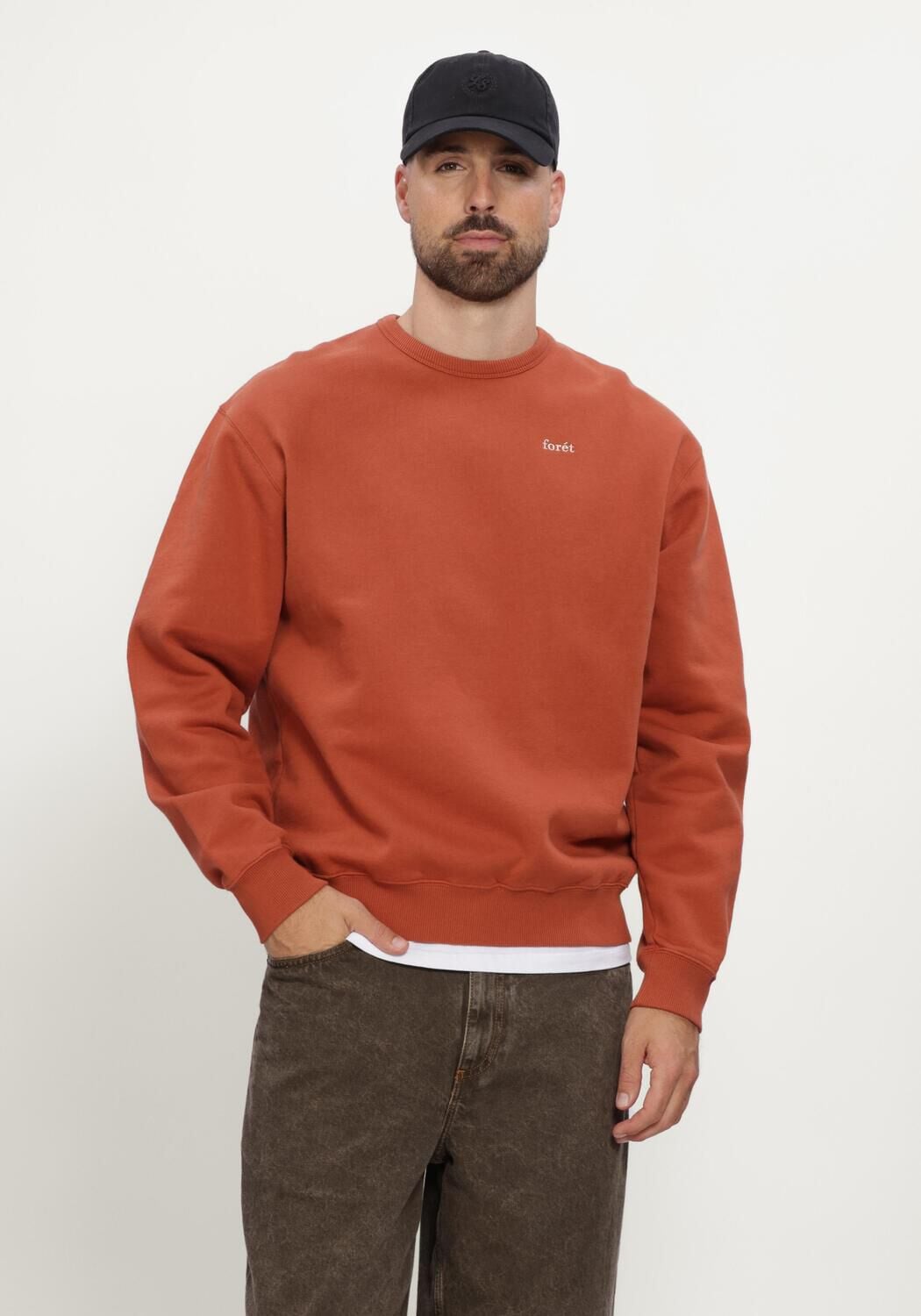 Oranje FOR&Eacute;T Sweater NOON SWEATSHIRT - large