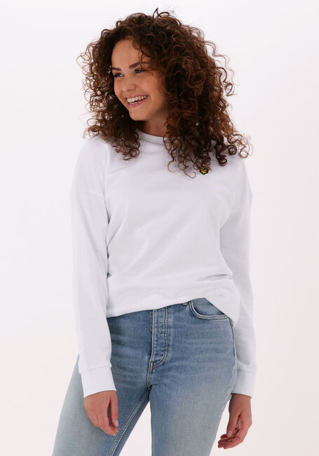 Witte LYLE & SCOTT Sweater OVERSIZED SWEATSHIRT - large