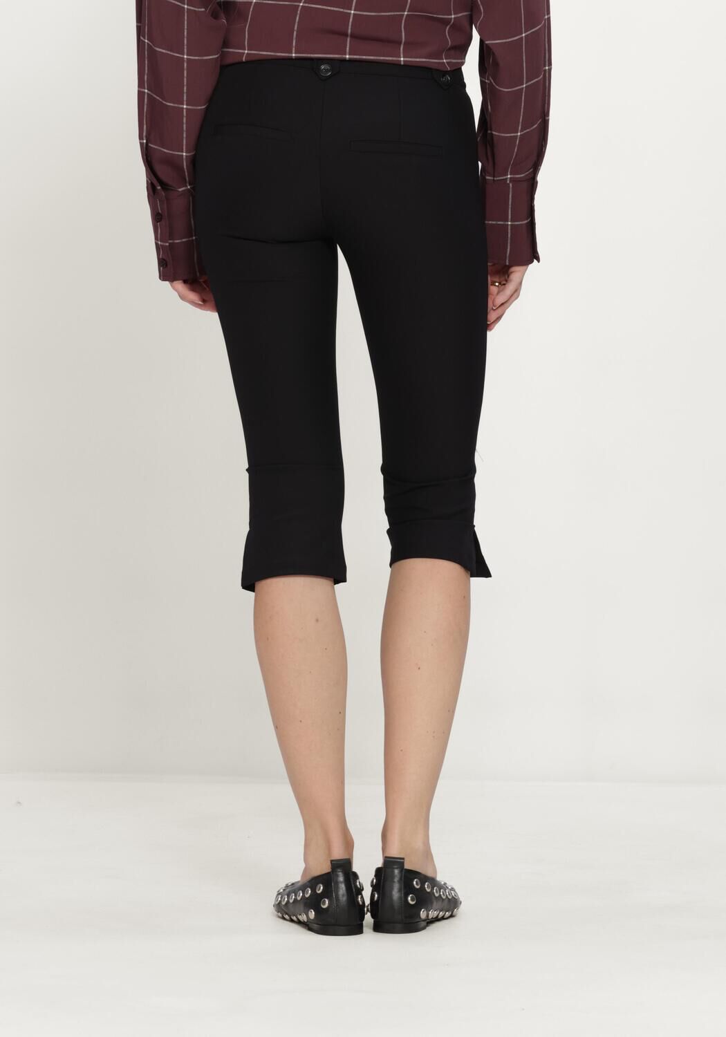 Zwarte NEO NOIR Capri's SHAWNEE CAPRI STRETCH PANTS - large