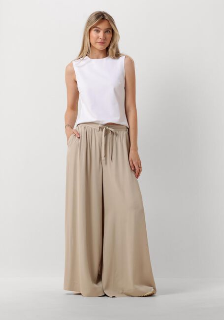 Grijze VANILIA Wijde broek WIDE LEG PANT - large
