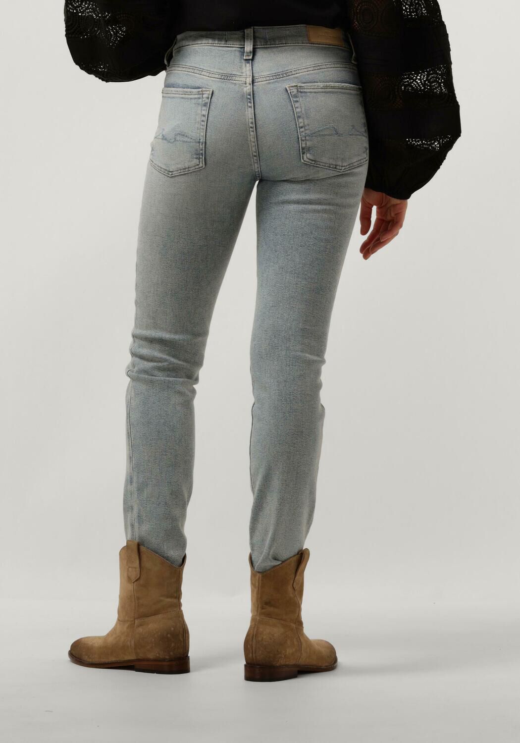 7 FOR ALL MANKIND Dames Jeans Roxanne Luxe Vintage Sunday Lichtblauw