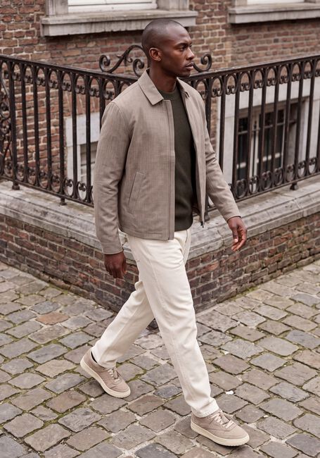 Beige LES DEUX Jack COMO COACH JACKET - large