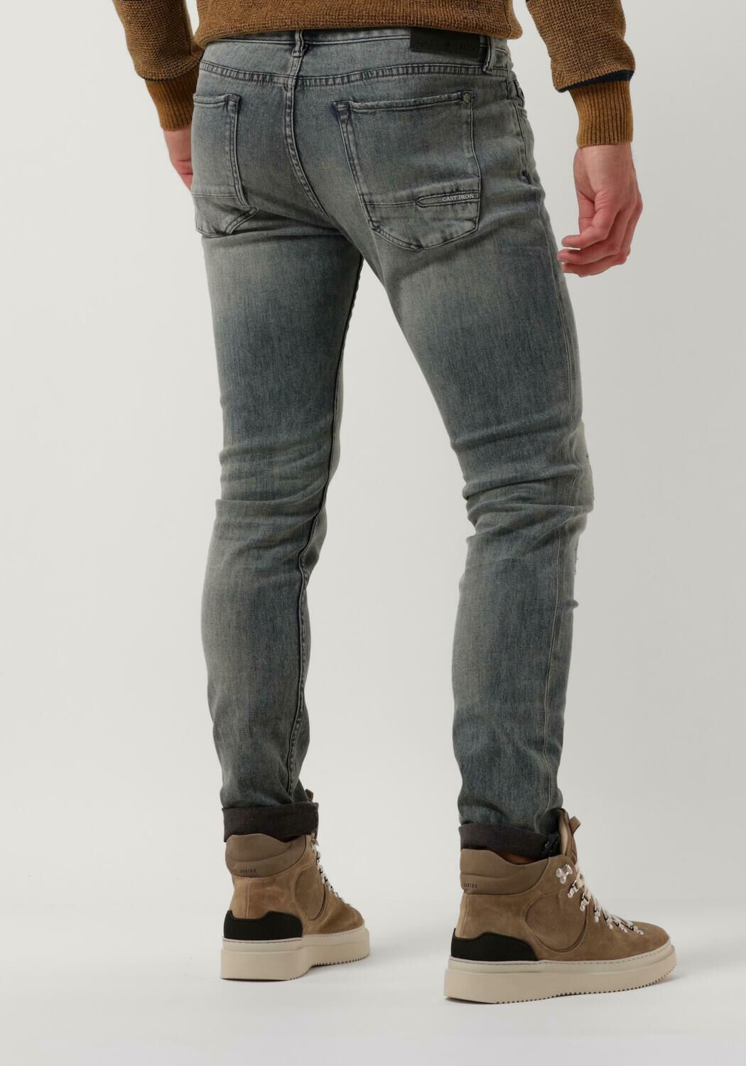 Cast iron riser slim jeans clearance