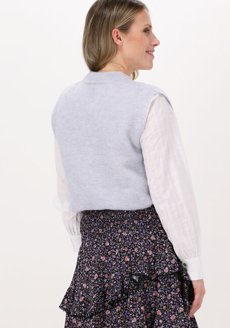 Lichtblauwe Y.A.S. Spencer YASKLINA SL KNIT VEST - large