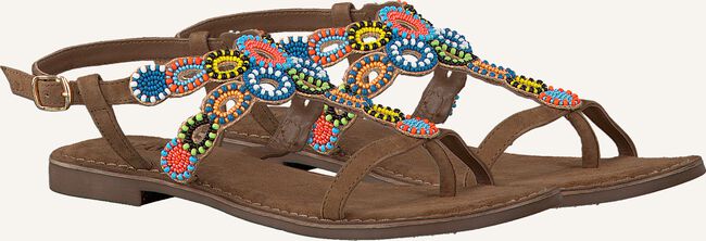 Bruine LAZAMANI Platte sandalen 75.587 Bruine LAZAMANI Platte sandalen 75.587 - large