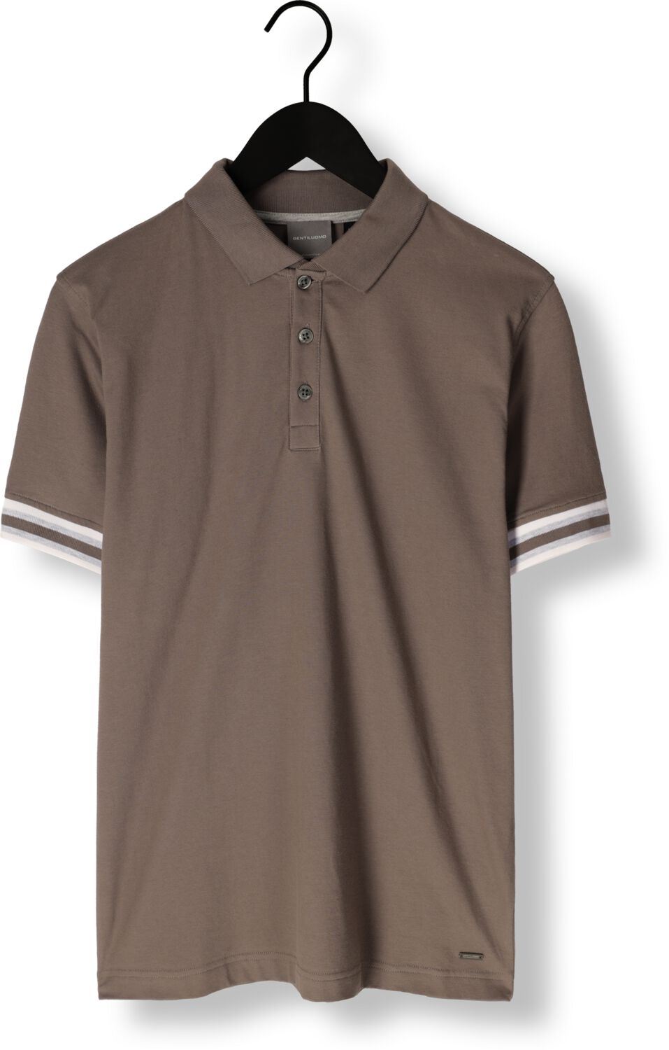 GENTILUOMO Heren Polo's & T-shirts Polo 3 Button Ss J2006-219 Taupe