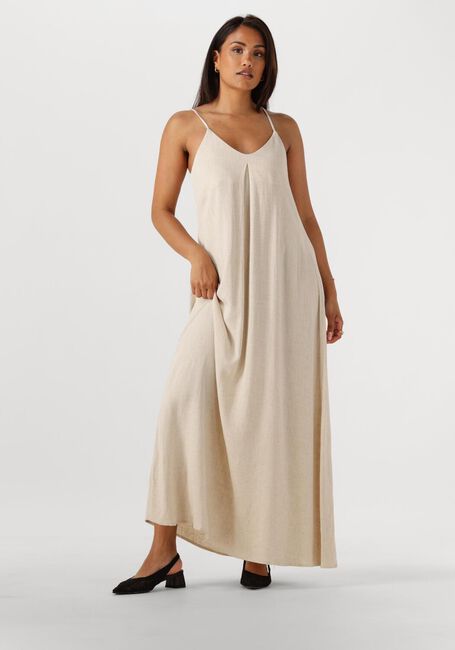 Ecru OBJECT Maxi jurk OBJSANNE SL LONG DRESS E OTT - large