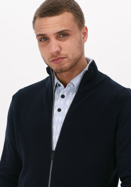 Donkerblauwe VANGUARD Vest ZIP JACKET COTTON - large