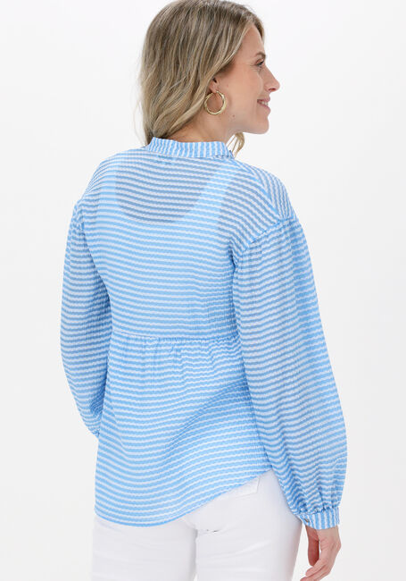 Lichtblauwe LEVETE ROOM Blouses REEMA 2 SHIRT - large