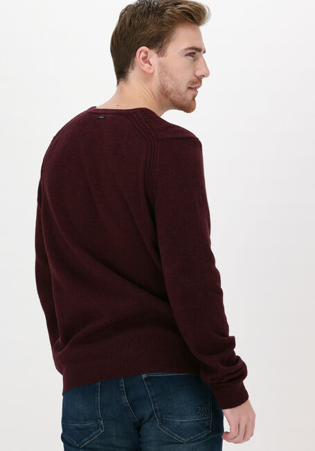 Bordeaux VANGUARD Trui R-NECK WOOL POLYAMIDE - large