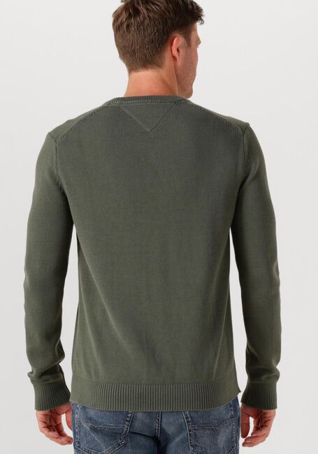Olijf TOMMY JEANS Trui TJM SLIM ESS SWEATER EXTS - large