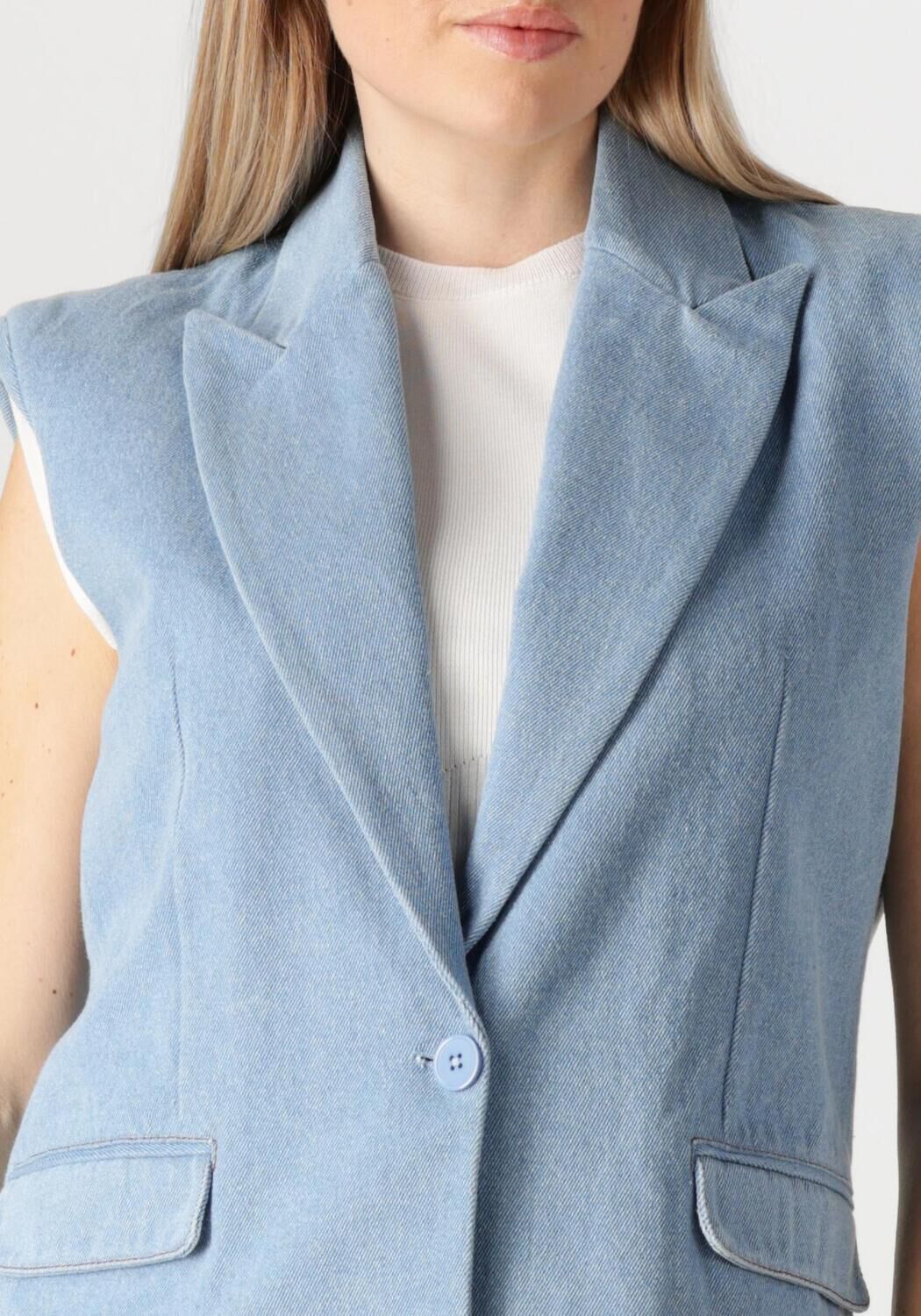 EST'SEVEN Dames Blazers Alexander Blazer Lichtblauw