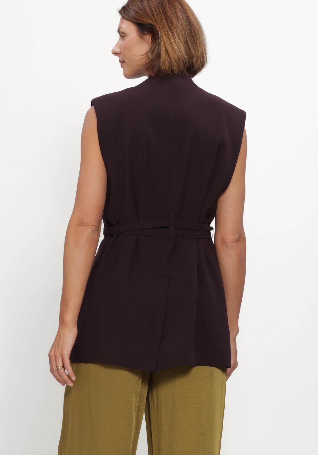 Bordeaux BEAUMONT Blazer FRAN GILET - large