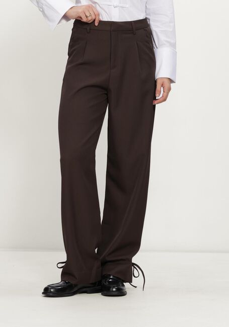 Bruine NEO NOIR Pantalon ISOTTA STRUCTURE TIE PANTS - large