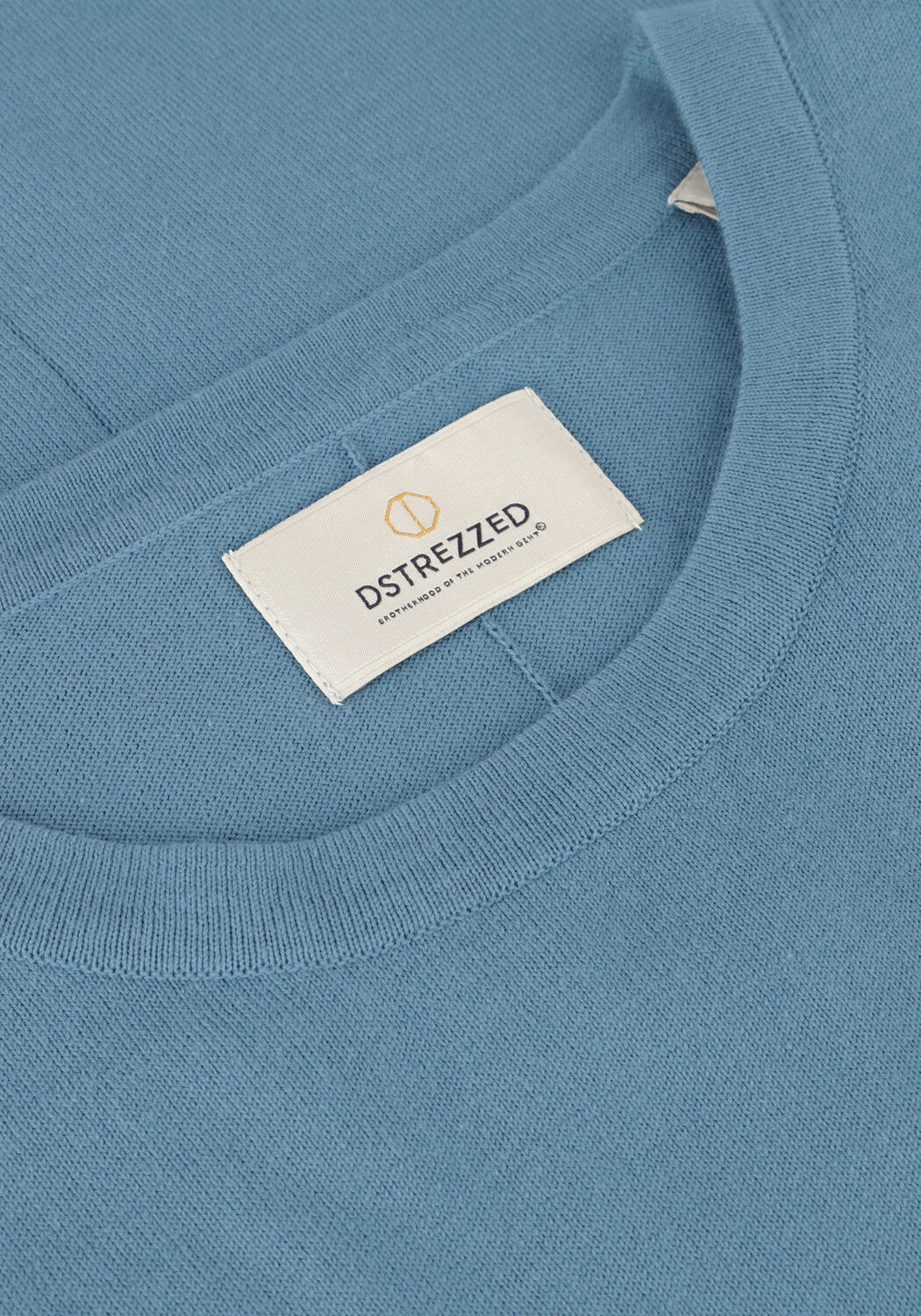 Blauwe DSTREZZED T-shirt ZEKE TEE - large