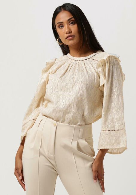 Witte SUMMUM Blouses TOP LUREX JACQUARD - large