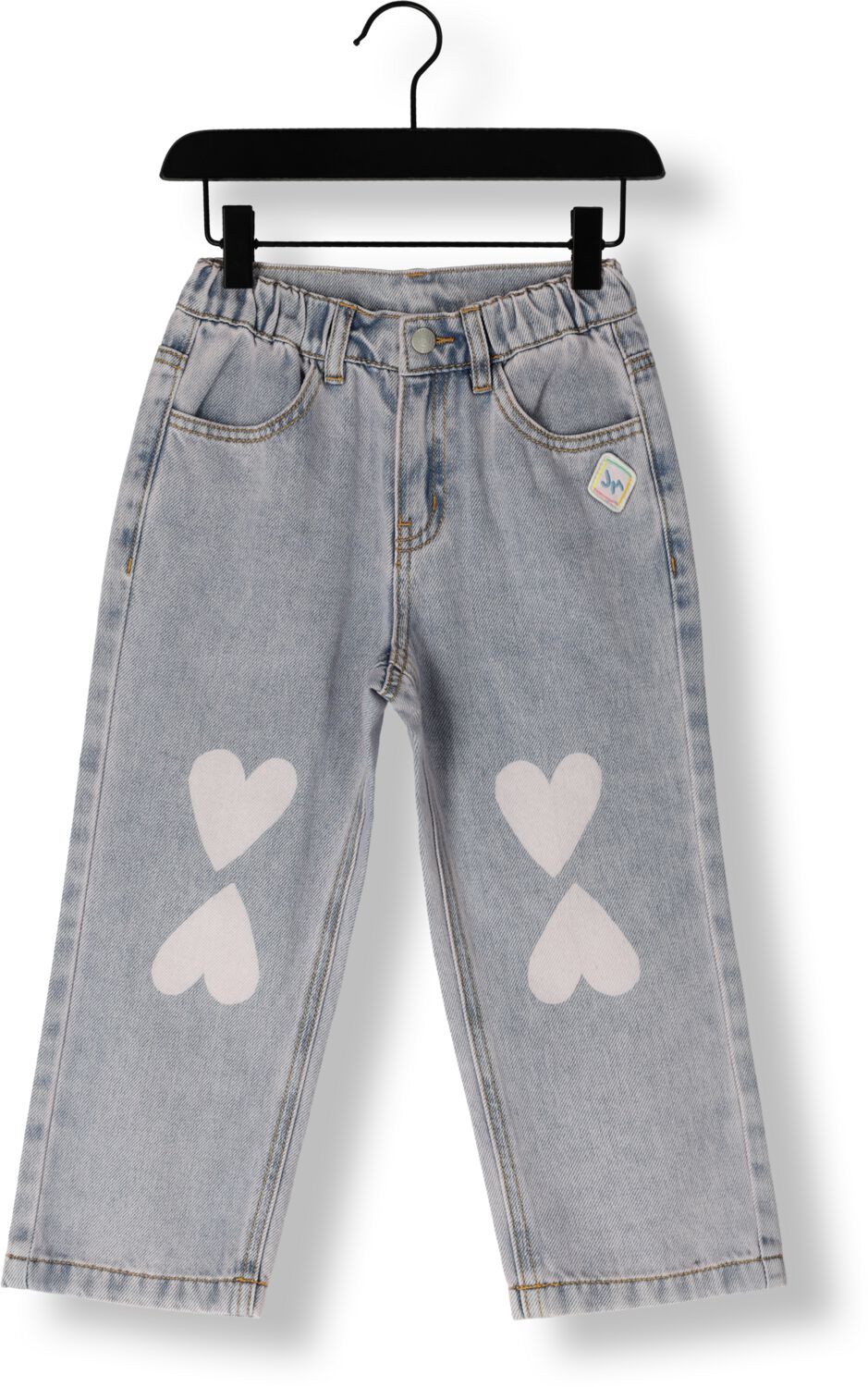Jelly Mallow Meisjes Jeans Heart Denim Pants Blauw-11Y