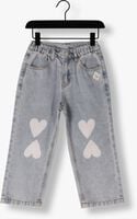 Blauwe Jelly Mallow Mom jeans HEART DENIM PANTS - medium