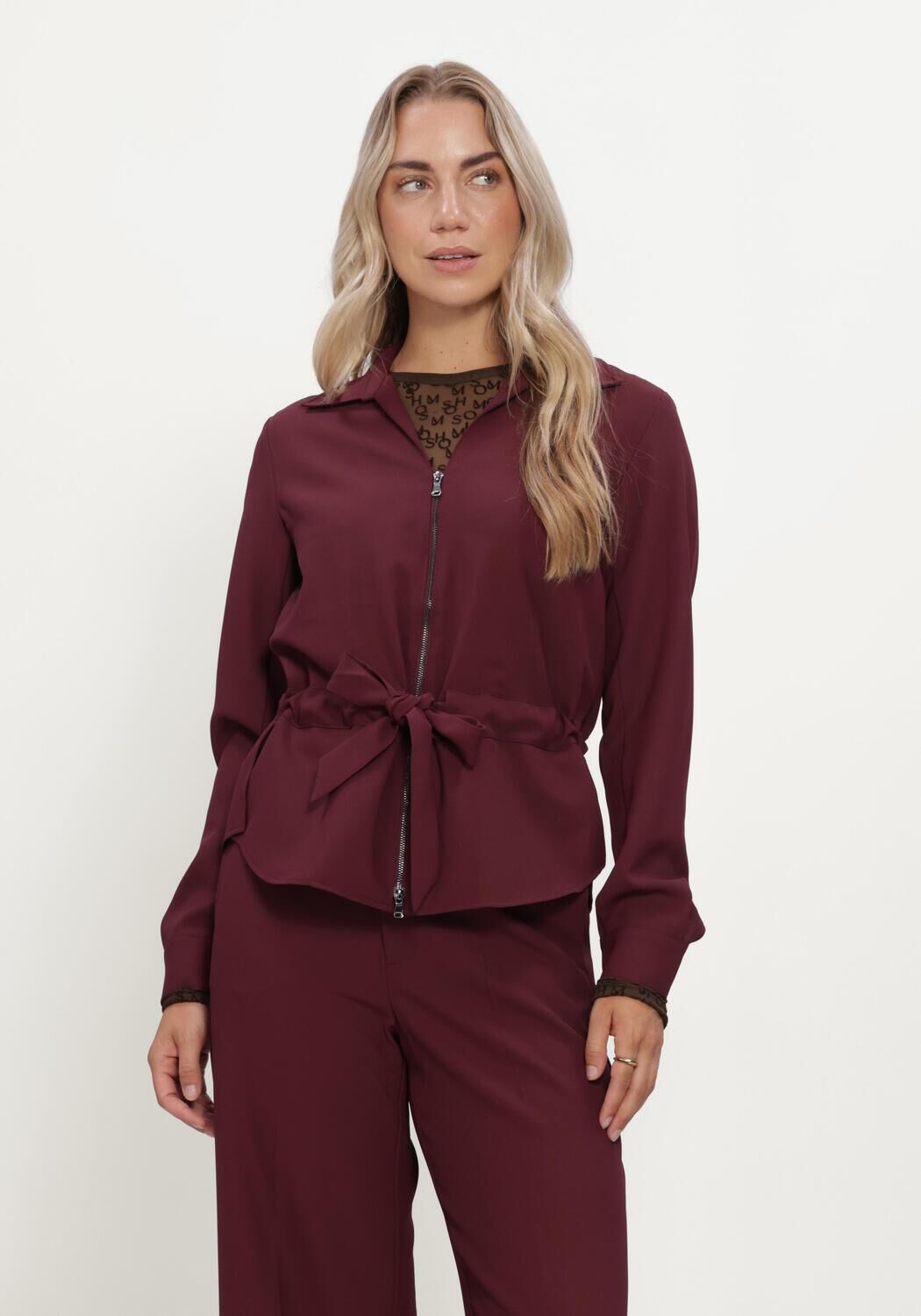 Bordeaux MOS MOSH Blouses MMRICE MILEY JACKET - large