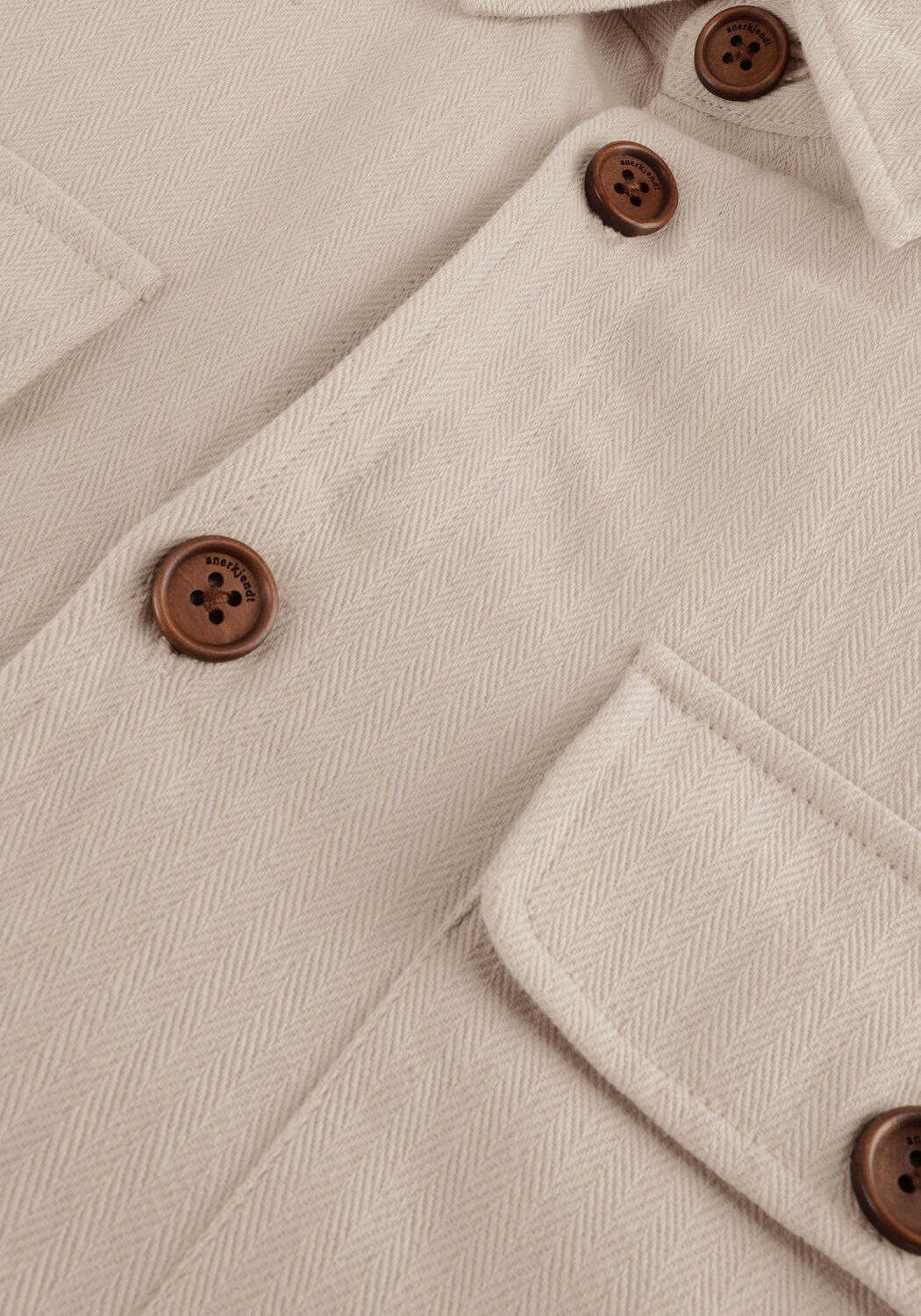 Beige ANERKJENDT Jack AKOSCAR QUILTED OS - large