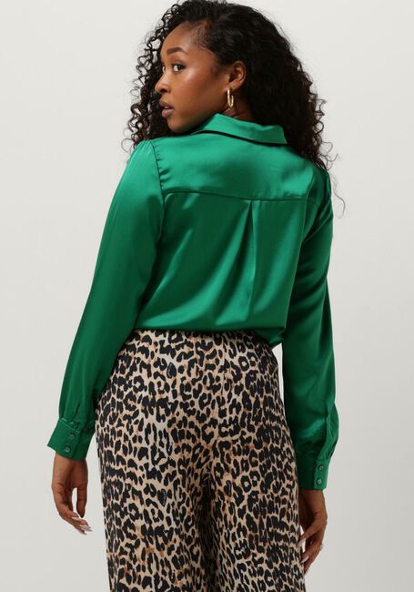 Groene OBJECT Blouses OBJSATEEN L/S SHIRT - large